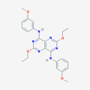 Pyrimido[5,4-d]pyrimidine, 4,8-di-m-anisidino-2,6-diethoxy-