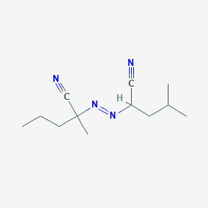 2-(2-Cyanopentan-2-yldiazenyl)-4-methylpentanenitrile