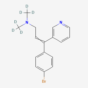 3-(4-bromophenyl)-3-pyridin-3-yl-N,N-bis(trideuteriomethyl)prop-2-en-1-amine