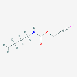 3-iodoprop-2-ynyl N-deuterio-N-(1,1,2,2,3,3,4,4-octadeuteriobutyl)carbamate