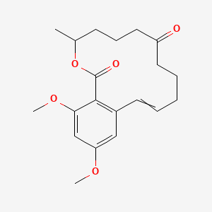 16,18-dimethoxy-4-methyl-3-oxabicyclo[12.4.0]octadeca-1(14),12,15,17-tetraene-2,8-dione