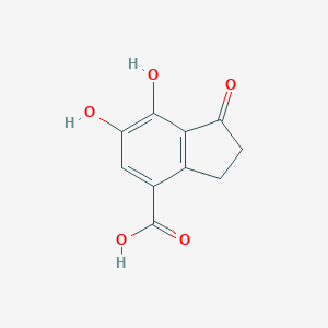 6,7-Dihydroxy-1-oxo-2,3-dihydro-1H-indene-4-carboxylic acid