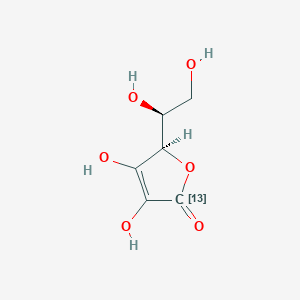 (2R)-2-[(1S)-1,2-dihydroxyethyl]-3,4-dihydroxy-(513C)2H-furan-5-one