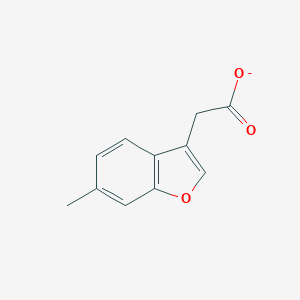 (6-Methyl-benzofuran-3-yl)-acetic acid