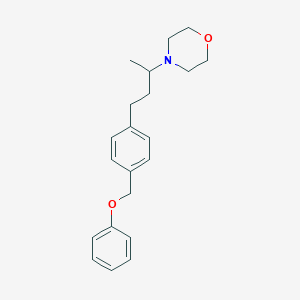 4-[1-Methyl-3-[4-(phenoxymethyl)phenyl]propyl]morpholine