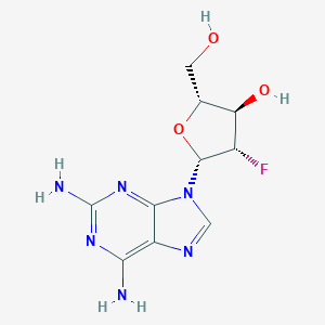 (2R,3R,4S,5R)-5-(2,6-diaminopurin-9-yl)-4-fluoro-2-(hydroxymethyl)oxolan-3-ol