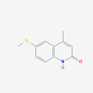 4-Methyl-6-methylsulfanyl-1H-quinolin-2-one