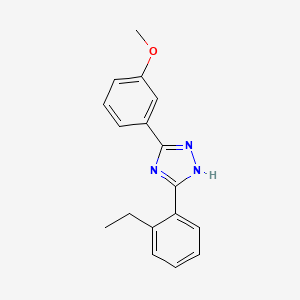 3-(2-Ethylphenyl)-5-(3-methoxyphenyl)-1H-1,2,4-triazole