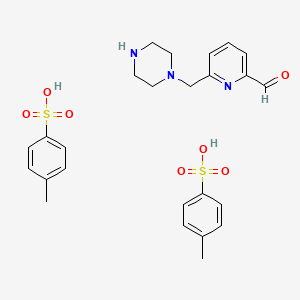 6-(1-Piperazinylmethyl)-2-pyridinecarboxaldehyde bistosylate salt