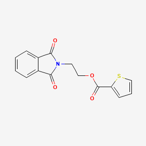 2-(1,3-dioxoisoindol-2-yl)ethyl thiophene-2-carboxylate