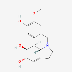 molecular formula C16H19NO4 B1215541 Pseudolycorine CAS No. 29429-03-6