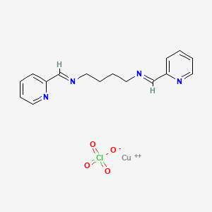 Copper-putrescine-pyridine