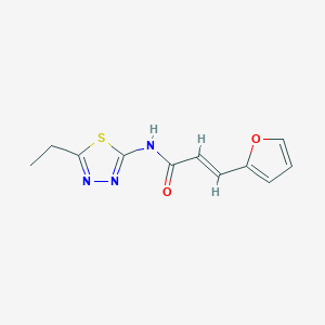 (E)-N-(5-ethyl-1,3,4-thiadiazol-2-yl)-3-(furan-2-yl)acrylamide