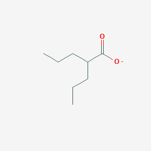 molecular formula C8H15O2- B1229163 2-propylpentanoate 