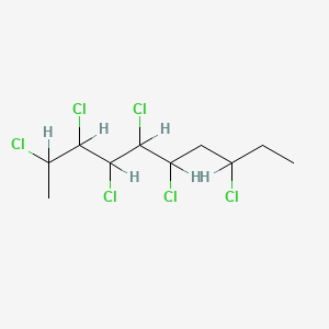 2,3,4,5,6,8-Hexachlorodecane