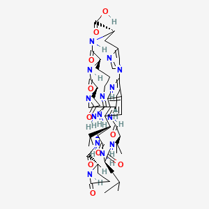 molecular formula C50H70N14O10 B1251834 Celogentin C 