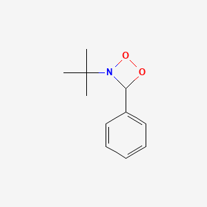 B12576340 3-tert-Butyl-4-phenyl-1,2,3-dioxazetidine CAS No. 194363-45-6