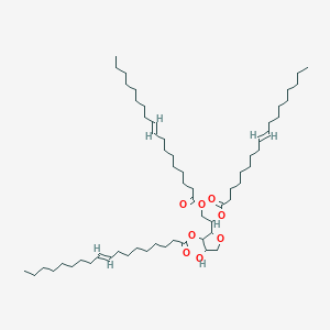 [2-[4-Hydroxy-3-[(E)-octadec-9-enoyl]oxyoxolan-2-yl]-2-[(E)-octadec-9-enoyl]oxyethyl] (E)-octadec-9-enoate