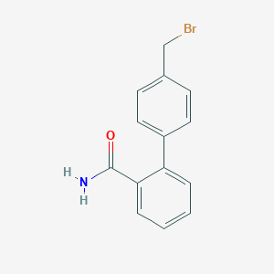 4'-(Bromomethyl)-[1,1'-biphenyl]-2-carboxamide