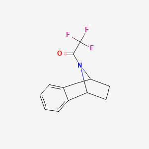 Ethanone, 2,2,2-trifluoro-1-(1,2,3,4-tetrahydronaphthalen-1,4-imin-9-yl)-