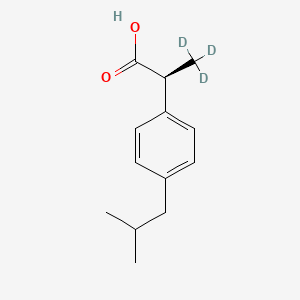 molecular formula C13H18O2 B1507591 (S)-(+)-Ibuprofen-d3 CAS No. 1329643-44-8