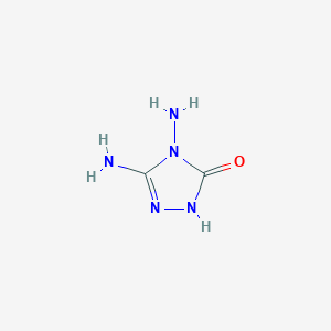 B15379192 4,5-Diamino-2,4-dihydro-3H-1,2,4-triazol-3-one CAS No. 13750-48-6