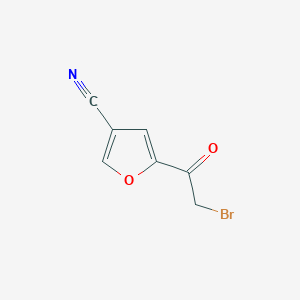 3-Furancarbonitrile, 5-(bromoacetyl)-