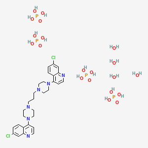 Piperaquine tetraphosphate tetrahydrate