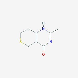 7,8-Dihydro-2-methyl-1H-thiopyrano[4,3-d]pyrimidin-4(5H)-one