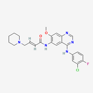 molecular formula C24H25ClFN5O2 B1663576 Dacomitinib CAS No. 1110813-31-4