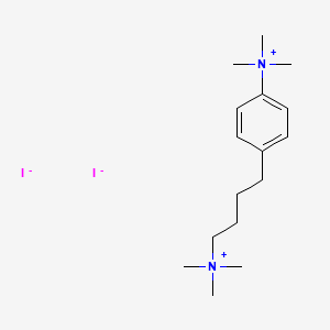 trimethyl-[4-[4-(trimethylazaniumyl)butyl]phenyl]azanium;diiodide