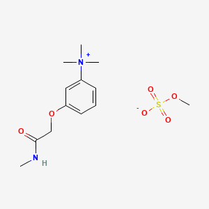 AMMONIUM, (m-(N-METHYLCARBAMOYLMETHOXY)PHENYL)TRIMETHYL-, METHYLSULFATE