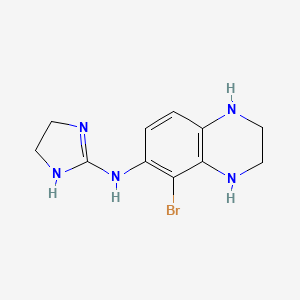 5-bromo-N-(4,5-dihydro-1H-imidazol-2-yl)-1,2,3,4-tetrahydroquinoxalin-6-amine