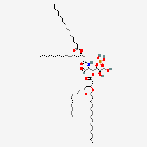 [(2R,4S,5R)-5,6-dihydroxy-1-oxo-4-phosphonooxy-2-[[(3R)-3-tetradecanoyloxytetradecanoyl]amino]hexan-3-yl] (3R)-3-tetradecanoyloxytetradecanoate