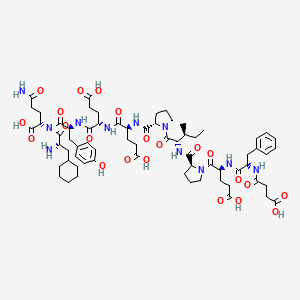 Succinyl-phe-glu-pro-ile-pro-glu-glu-tyr-cyclohexylalanine-gln