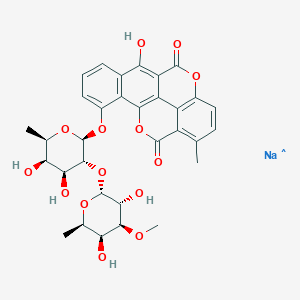 Chartreusin, sodium salt