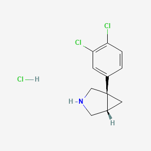 1-(3,4-dichlorophenyl)-3-azabicyclo[3.1.0]hexane Hydrochloride