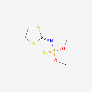 O,O-Dimethyl 1,3-dithiolan-2-ylidenephosphoramidothioate