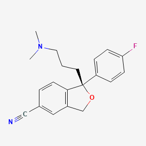 molecular formula C20H21FN2O B1671245 Escitalopram CAS No. 128196-01-0