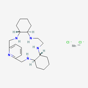 manganese(2+);(4R,9R,14R,19R)-3,10,13,20,26-pentazatetracyclo[20.3.1.04,9.014,19]hexacosa-1(26),22,24-triene;dichloride