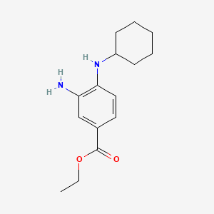 Ethyl 3-amino-4-(cyclohexylamino)benzoate