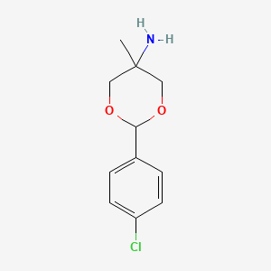 2-(4-chlorophenyl)-5-methyl-1,3-dioxan-5-amine