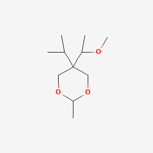 5-methyl-2-propan-2-yl-5-(propan-2-yloxymethyl)-1,3-dioxane