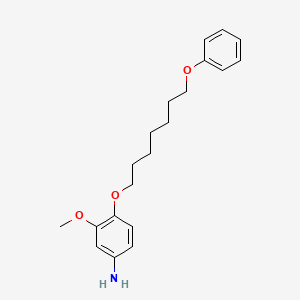 3-methoxy-4-(7-phenoxyheptoxy)aniline