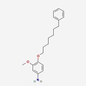 3-methoxy-4-(7-phenylheptoxy)aniline