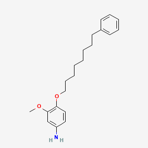 3-methoxy-4-(8-phenyloctoxy)aniline