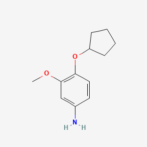 4-cyclopentyloxy-3-methoxyaniline