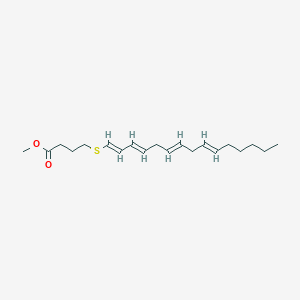 Methyl 5-thia-6,8,11,14-eicosatetraenoate