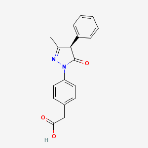 2-(4-Carboxymethylphenyl)-4-phenyl-5-methyl-2,4-dihydropyrazol-3-one