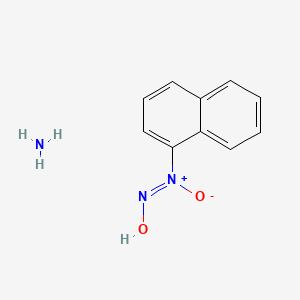 azane;(Z)-hydroxyimino-naphthalen-1-yl-oxidoazanium